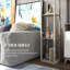 160cm Melamine Faced Column Floor Lamp-53817783