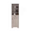 Armoire à linge St. Clair, deux tablettes intérieures, deux tablettes ouvertes, une porte