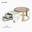 Table basse empilable avec 2 tiroirs-936931519