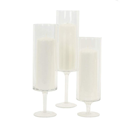 Ensemble d’ouragans en verre 3 pièces