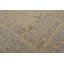 Tapis beige / gris en laine noué à la main de conception unique 5 pi 11 po x 8 pi 11 po