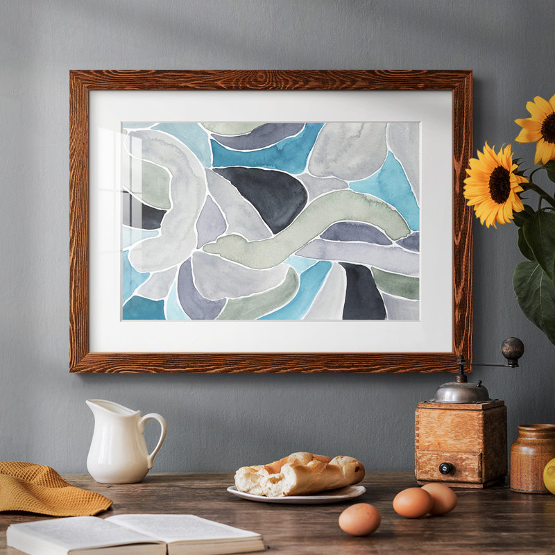 Subtle Billows II, reproduction d'art encadrée, H 22 po x l 32 po x P 1,5 po, Érable
