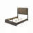 Rustic Gray Oak Finish Bed