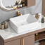 Lavabo de salle de bain rectangulaire ELLAI