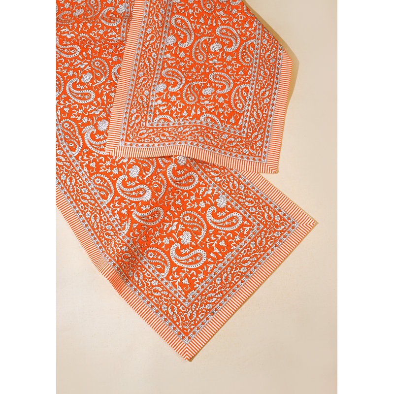 Chemin de table Tangerine, Orange