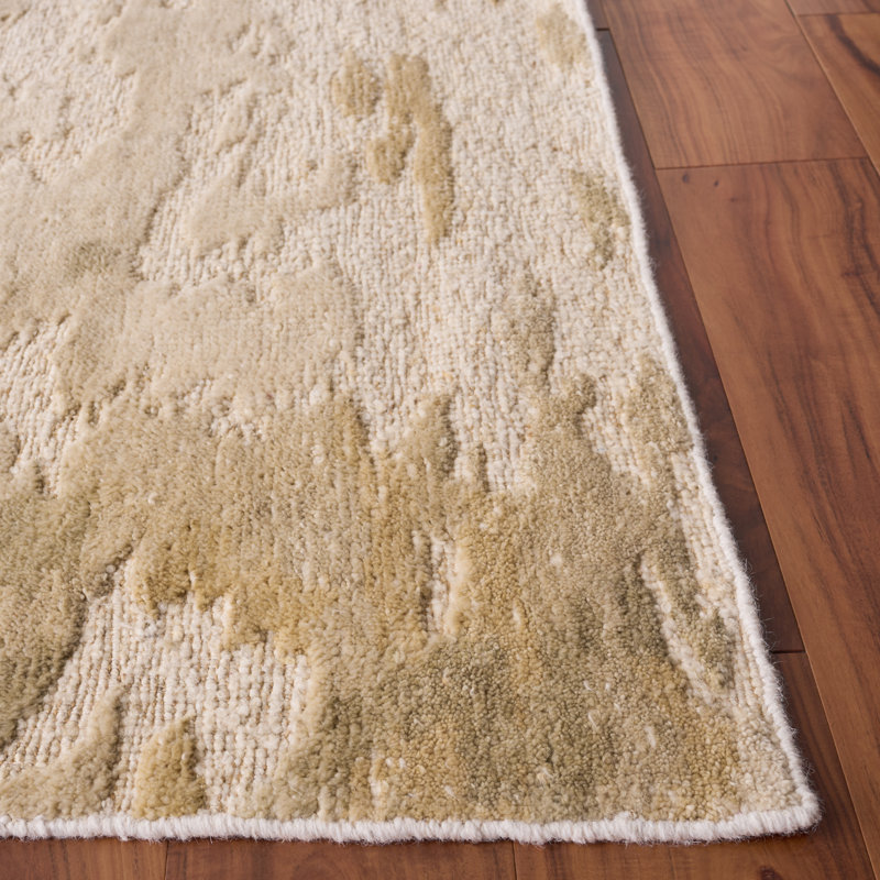 Handmade Abstract Area Rug, Rectangle 8' x 10'