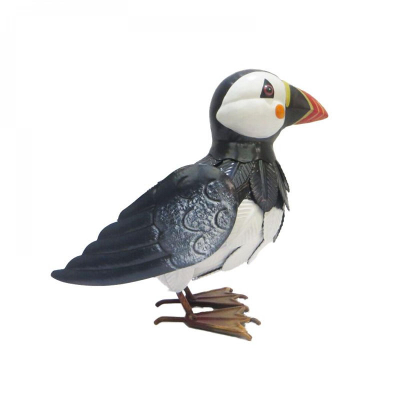 Figurine macareux en métal