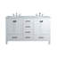 Ensemble de meuble-lavabo double 60 po Bowlin-253397882