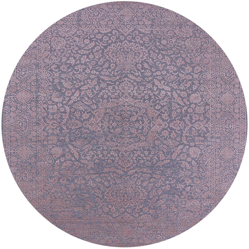 Clidy Moroccan Indoor Rug, Round 5'