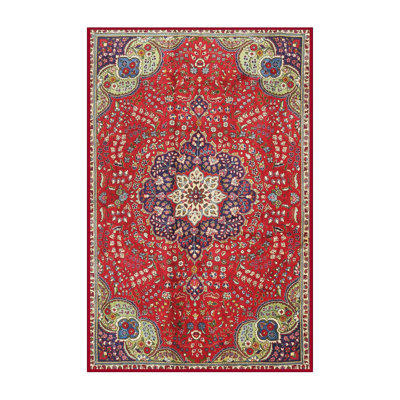 Tapis de style oriental rouge