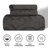 Aspen Floral Scalloped Edge Cotton Blend Coverlet / Bedspread with Sham Set-1861085166-1861085162