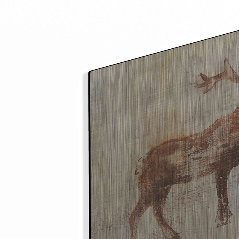 «Elk Study V2» par Studio Mousseau, H 12 po x l 12 po