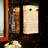 Modern 1-Light 9.8" LED Black Wall Sconce Light Texture Waterfall Panel