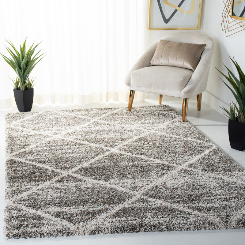 Tapis géométrique Goines Performance, Rectangle 5 pi 3 po x 7 pi 6 po