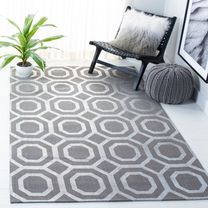 Tapis en jute tissé à la main Nilde Cedar Brook, Rectangle 7 pi 3 po x 9 pi 3 po