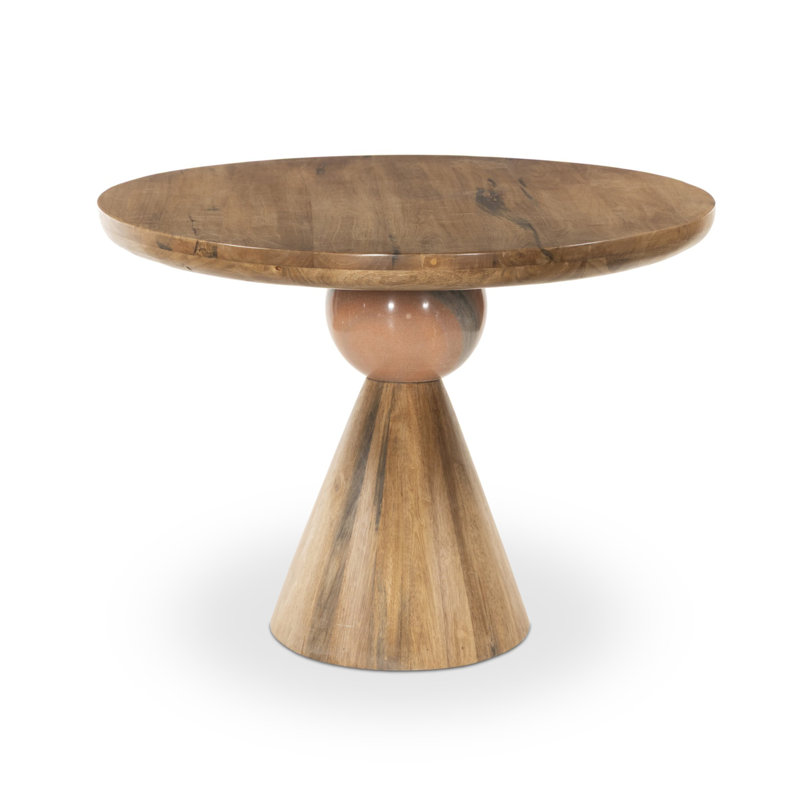 Bibianna Oval Solid Wood Dining Table