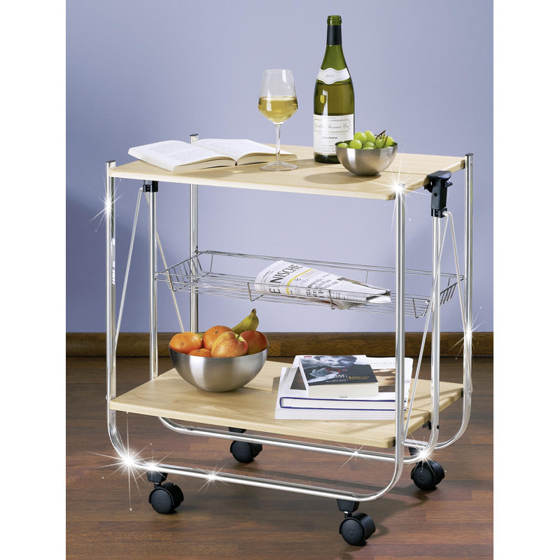 Dinett Metal Bar Cart