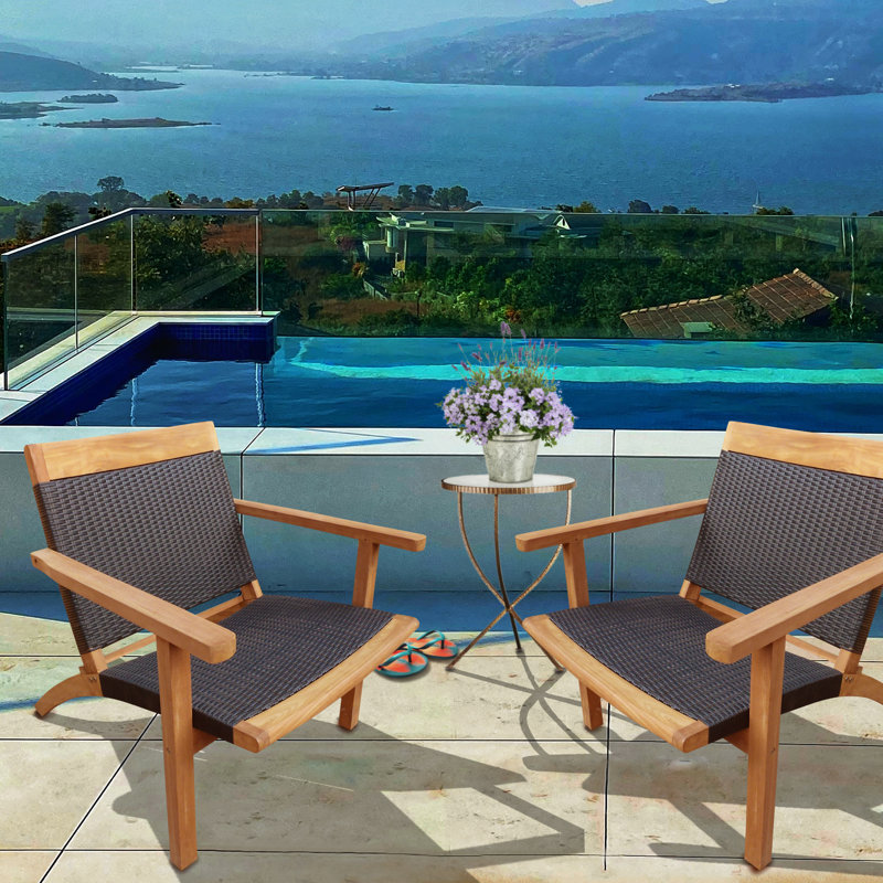 Barcelona Outdoor Teak Lounge Chair