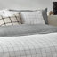 Howarth Check Cotton Chequered Duvet Cover Set with Pillowcases Included-908885574-908885627