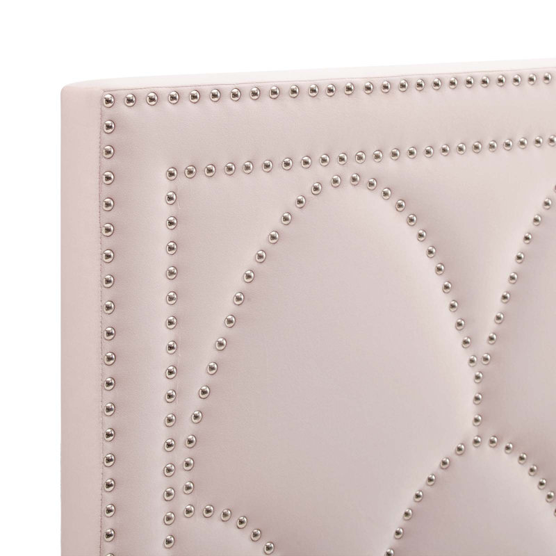 Modway Greta Performance Velvet Headboard, King, Pink