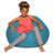 Bean Bag Chair for Kids, Teens, and Adults - Filled with Soft Beads, Includes Removable and Machine Washable Cover - Multiple Colors, Sizes and Fabrics including Soft Nylon & Canvas with Patterns-1785356745-1782650935