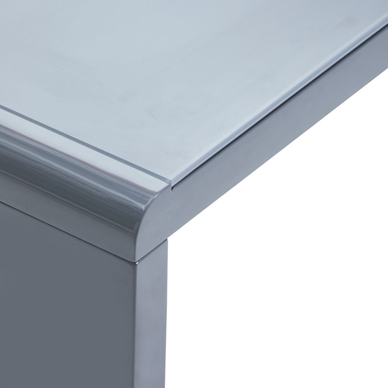 Espartaco Coffee Table Set, High Gloss Grey