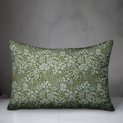  Floral Rectangular Lumbar Pillow
