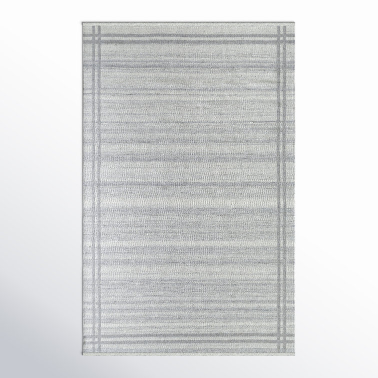 Lavande Striped Wool Area Rug
