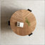 Table basse ronde avec rangement caché et placage de parquet-1385313426