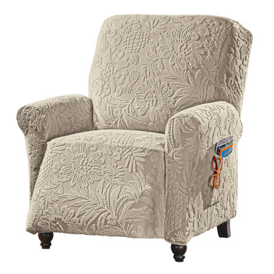 Polyester Box Cushion Recliner Slipcover
