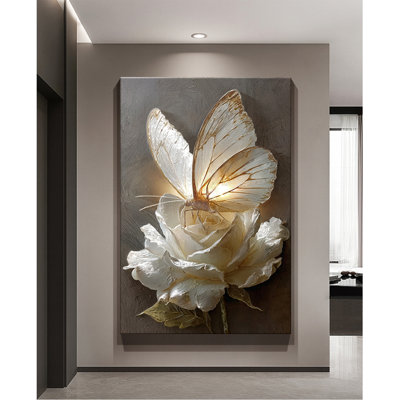 Modern Luxury Sandstone Butterfly Wall Decor