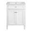 Meuble-lavabo 24 po avec 2 portes et tiroir escamotable, armoire de rangement de salle de bain avec lavabo, portes à fermeture en douceur avec organisateurs-1547234865