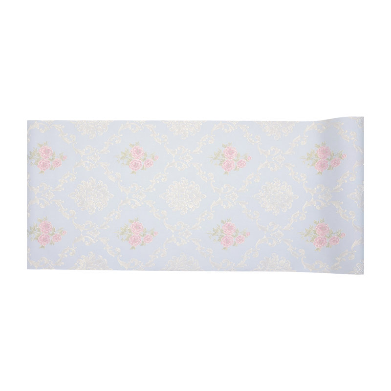 Non-Pasted Non-Woven 3D Embossed Wallpaper Roll