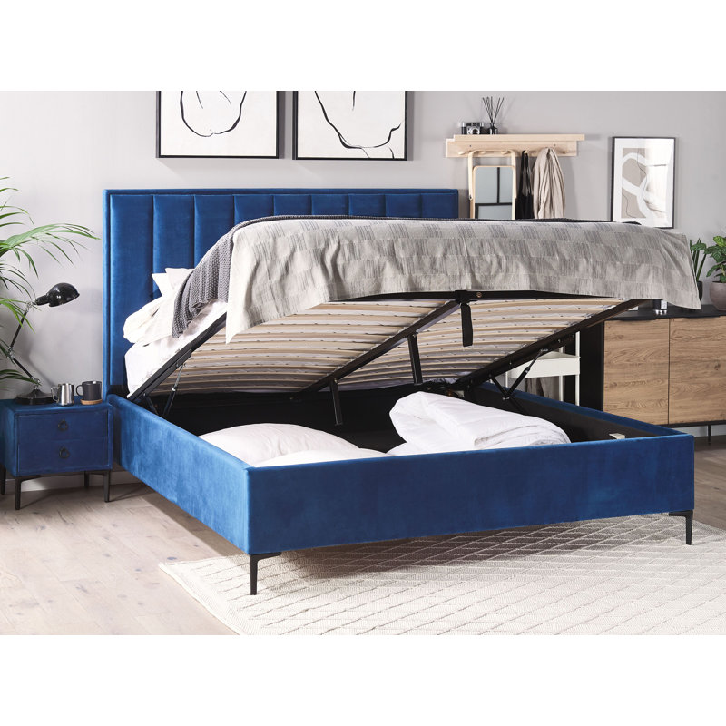 Morehead Upholstered Ottoman Storage Bed, Double (4'6)