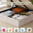 Wauseon Corduroy Upholstered Hydraulic Lift Storage Platform Bed-453186897-453186896