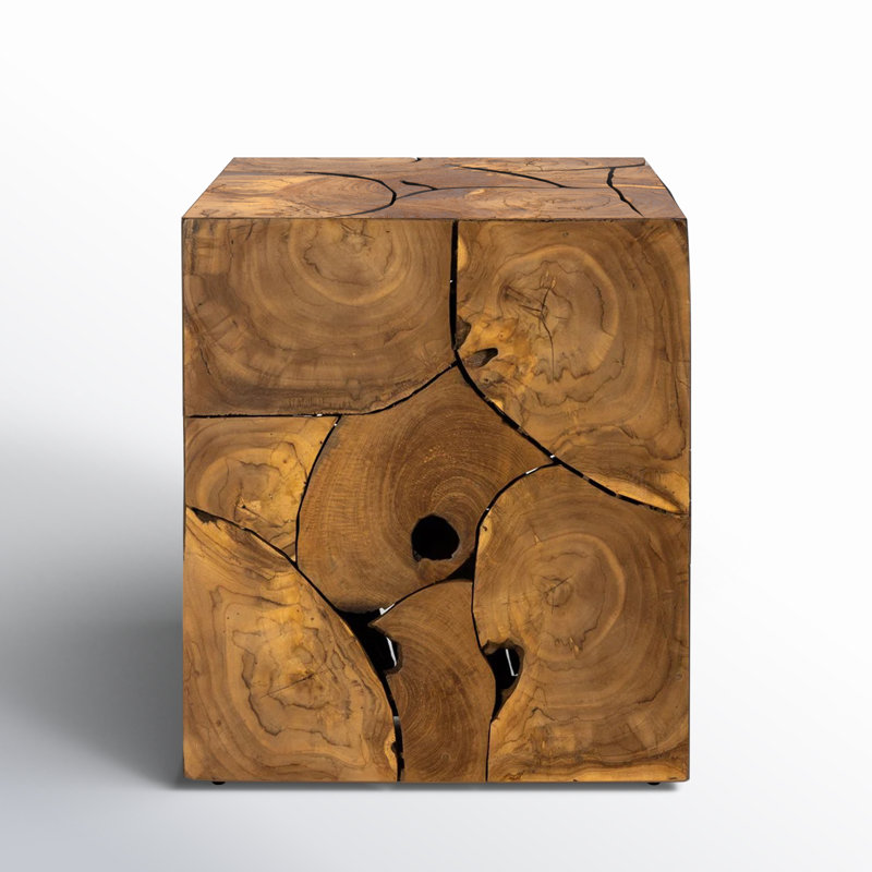 Gwyneth 19.75'' Teak Outdoor Side Table