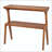 Solid Wood 2-Tier End Table with Curved Design