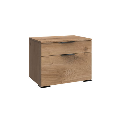 Gerline 58cm W Manufactured Wood Bedside Table