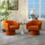 Fauteuil demi-tonneau pivotant de 25,2 po Iryanna-97755417-123185140