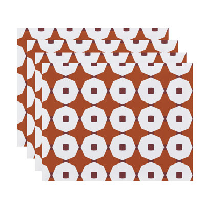 Ayasha Polyester Geometric Rectangle Placemat