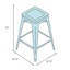 Tabouret de bar et de comptoir à anneau simple Retro Home-88203647-88203653
