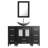 Graycelyn 48 " W Freestanding Standard Free Standing Single Double Single Vanity Bathroom Vanity With Top-962910405-962910404