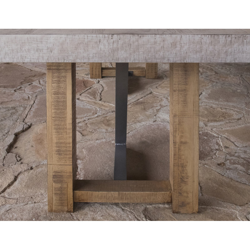 Solid Wood Top Dining Table