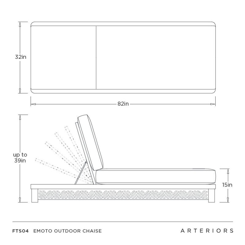 Emoto Outdoor Chaise