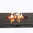42" Smoked Glass Metal Rectangle Fire Pit-1079290026