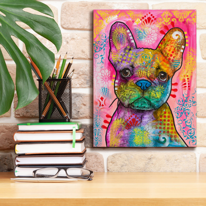 «Frenchie» par Dean Russo, H 16 po x l 12 po