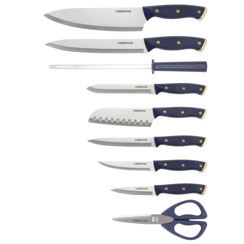 Farberware Farberware 15-Piece Triple Riveted Knife Block Set