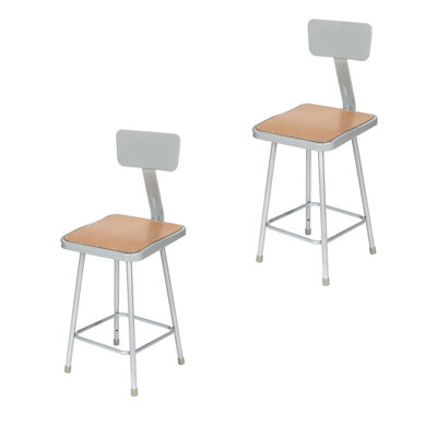 Clint Stool with Backrest (2 Pack)