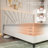 Bed Frame With 51"High Velvet Upholstered  Wingback Headboard, Platform Bed With Charging Station And Led Lights-655026588-655026584