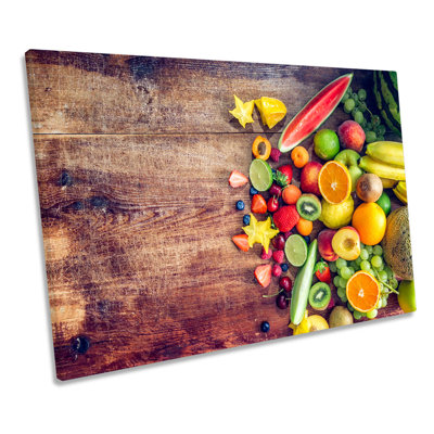 Fresh Fruit Kitchen - Wrapped Canvas Print